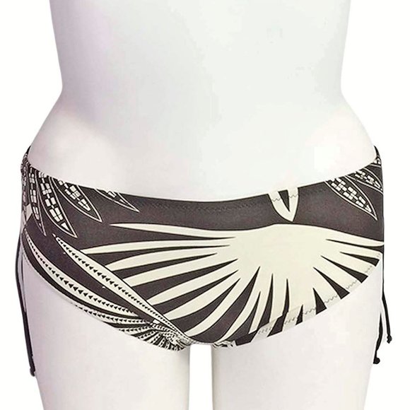 Plus Tropical Print Bikini Set Womens Size 16 Swimsuit Brown Swimwear - Picture 10 of 10